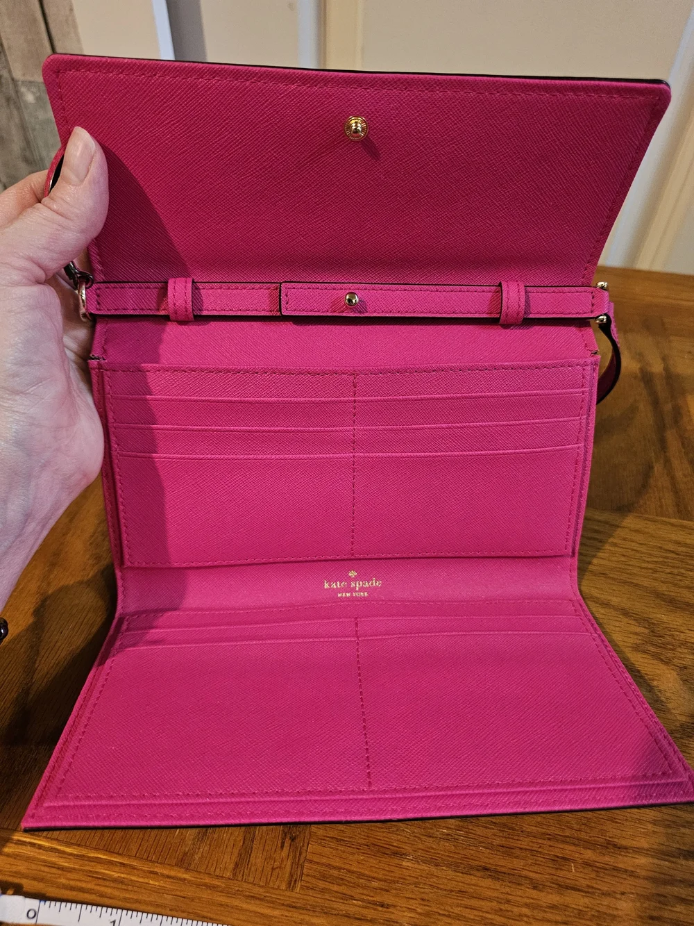 Kate Spade Hot Pink Crossbody Wallet